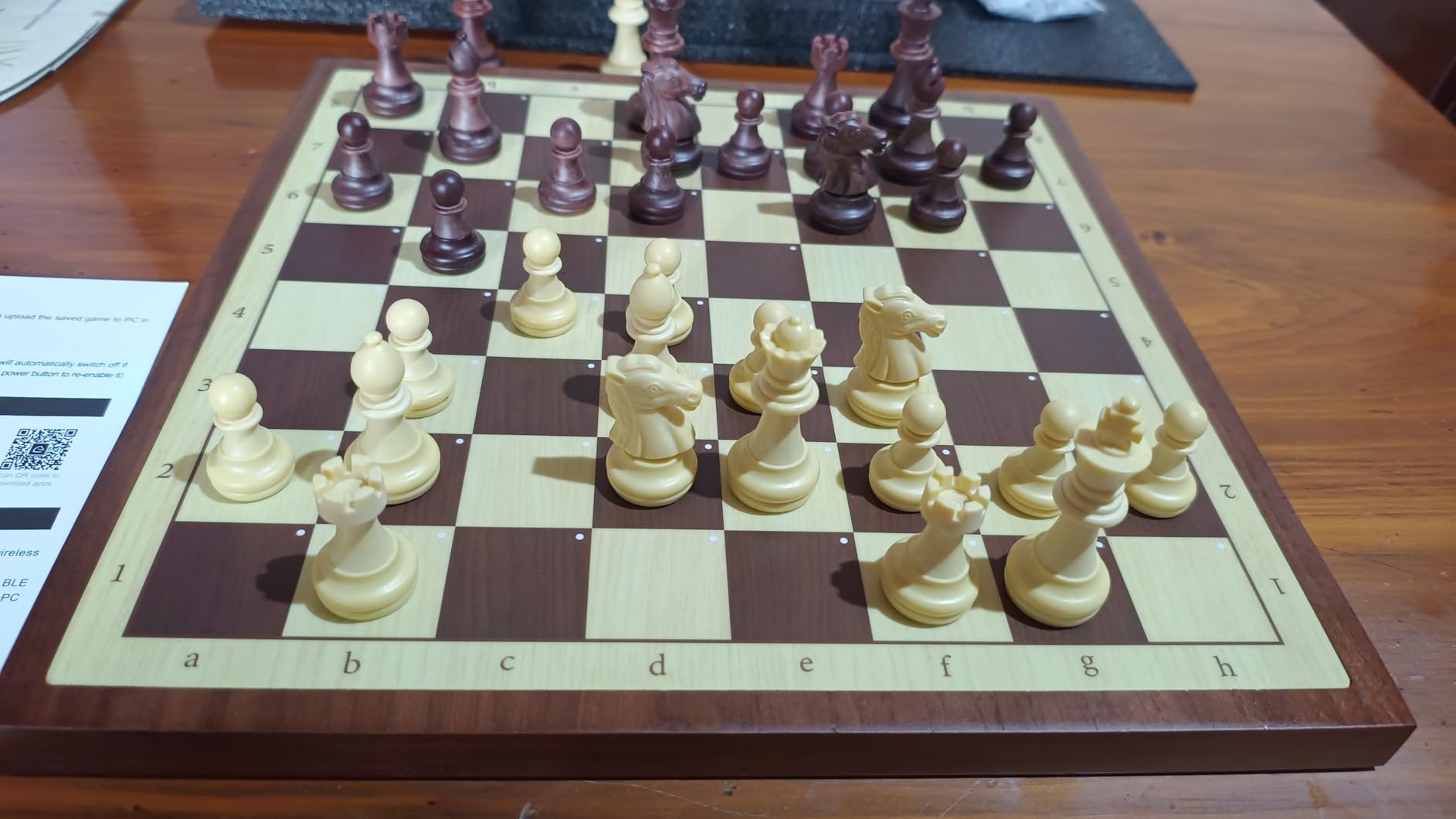 Chessnut Air Electronic Chess Board with AI - Handcrafted Wooden Board, LED Indicators, Adaptive Difficulty, Full Piece Recognition - Play Online on Major Chess Platforms customer photo 1