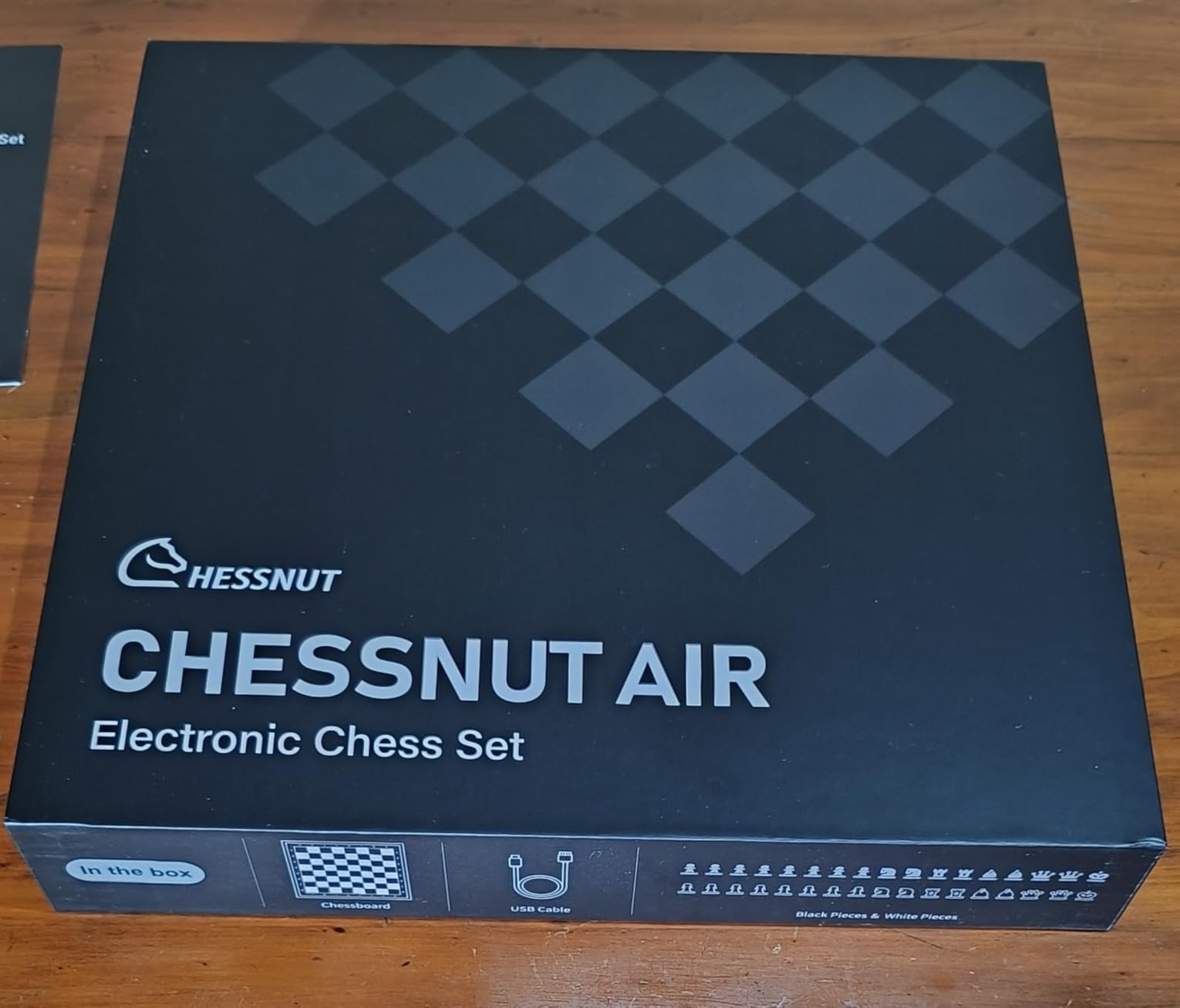 Chessnut Air Electronic Chess Board with AI - Handcrafted Wooden Board, LED Indicators, Adaptive Difficulty, Full Piece Recognition - Play Online on Major Chess Platforms customer photo 3