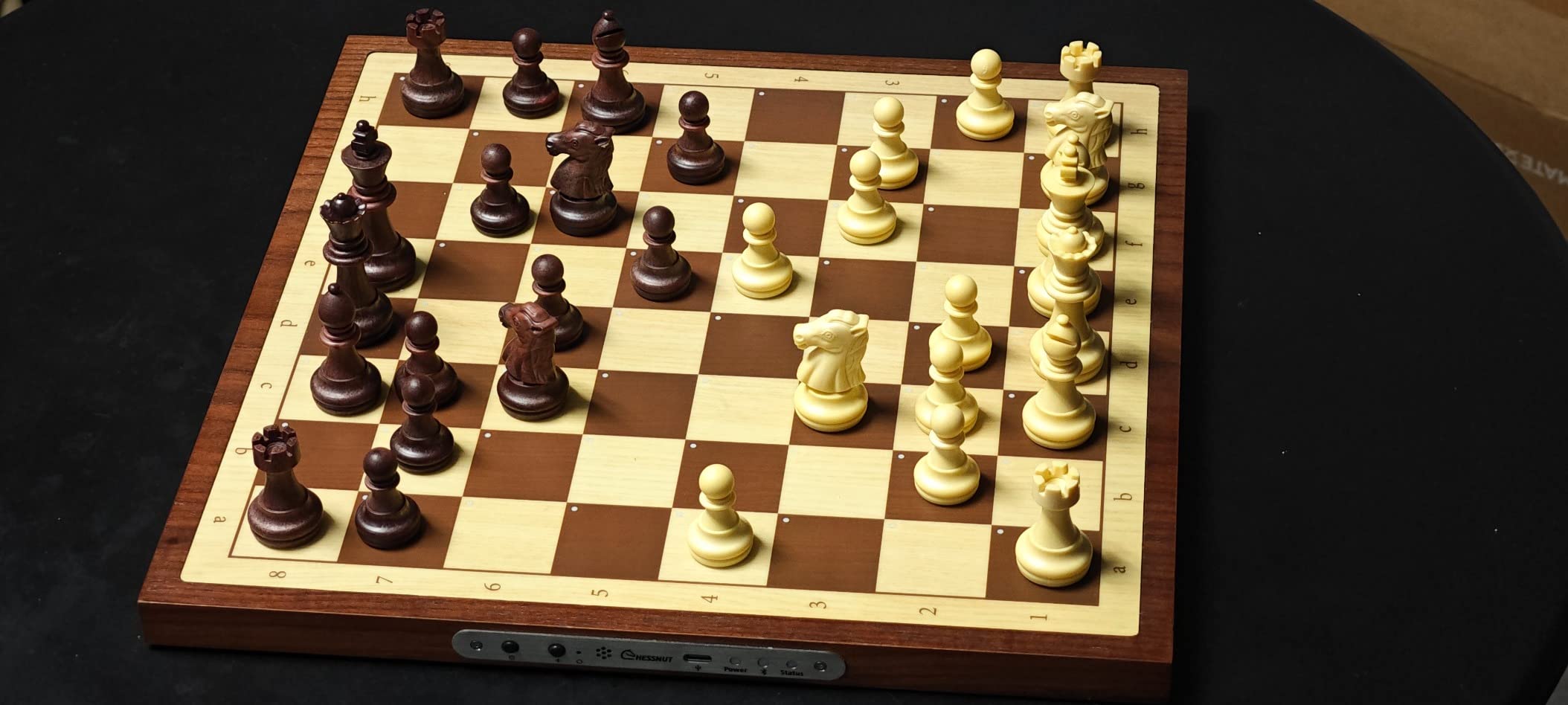 Chessnut Air Electronic Chess Board with AI - Handcrafted Wooden Board, LED Indicators, Adaptive Difficulty, Full Piece Recognition - Play Online on Major Chess Platforms customer photo 6