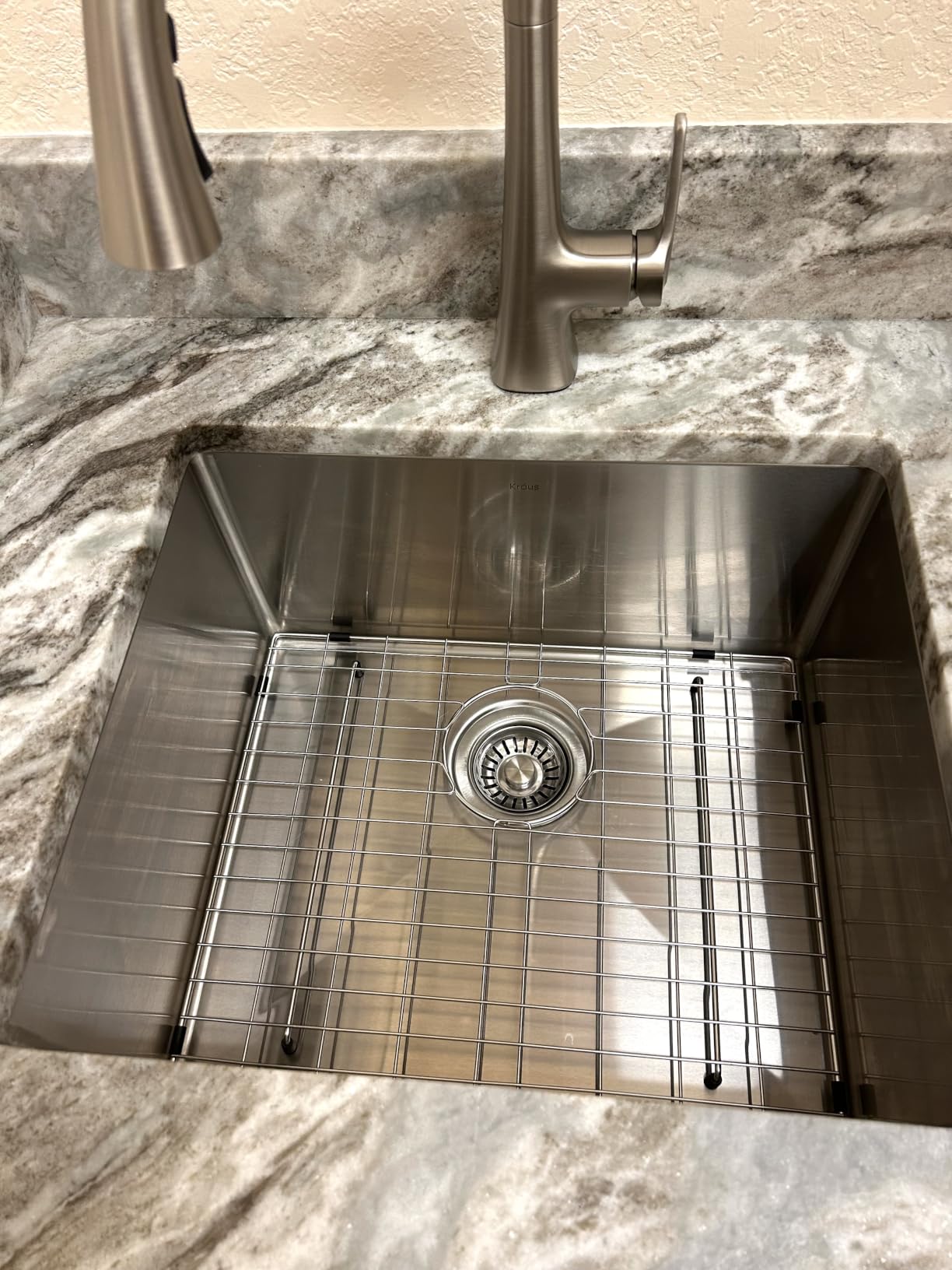 Kraus KHU100-32 Standart PRO 16 Gauge Undermount Single Bowl Stainless Steel Kitchen Sink, 32 Inch customer photo 2