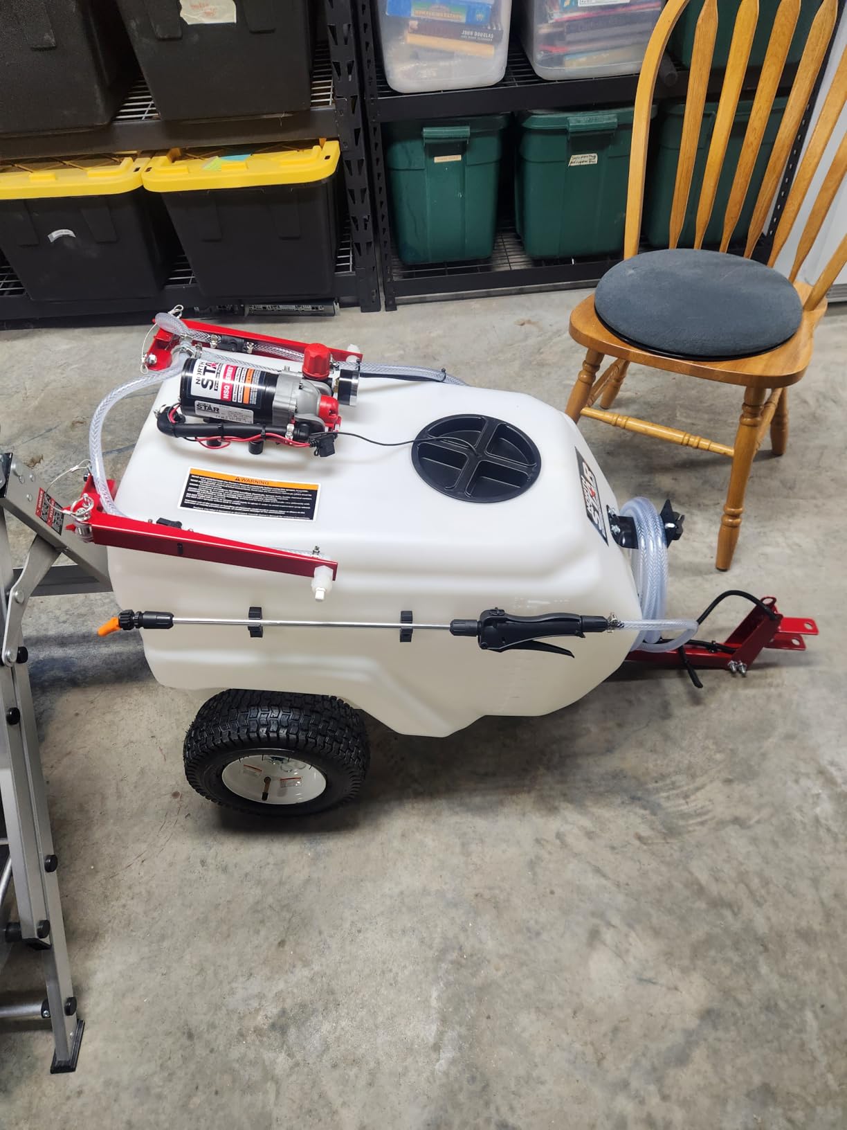 NorthStar 31-Gallon Tow-Behind Boom/Spot Sprayer, 2.2 GPM, 12V, 70 PSI customer photo 1