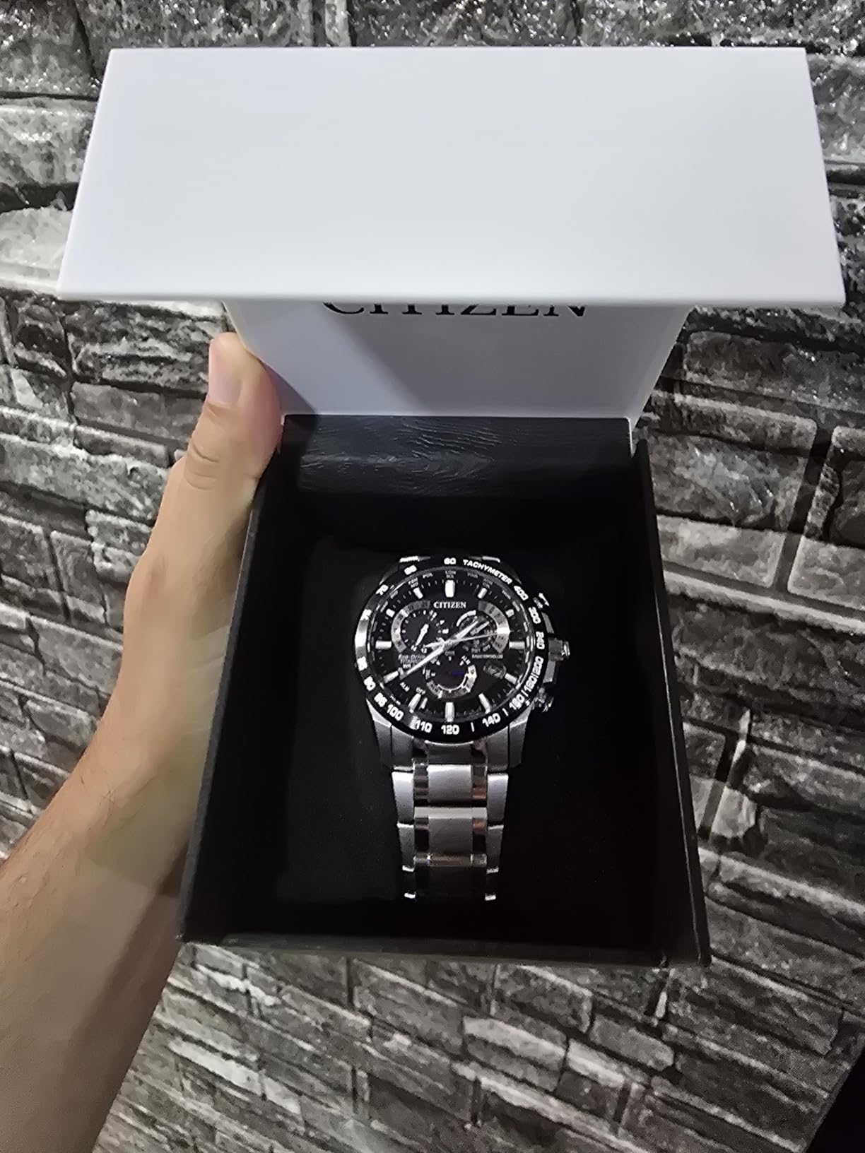 Citizen Men's Eco-Drive Sport Luxury PCAT Chronograph Watch customer photo 1