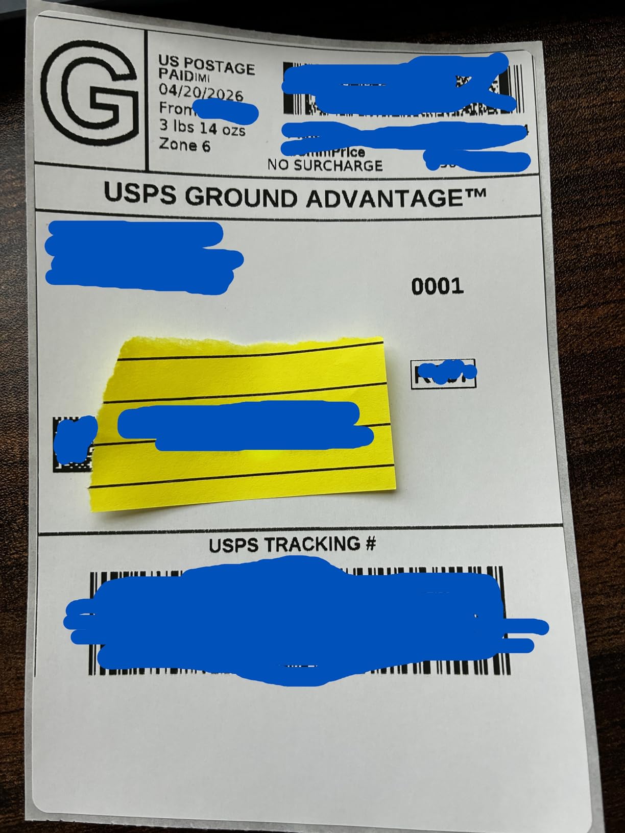 JADENS Bluetooth Thermal Shipping Label Printer, Wireless 4x6 Shipping Label Printer | Compatible with Android, iPhone, Windows & Mac, Widely Used for, Amazon, Shopify, Etsy, USPS(Blue) customer photo 1