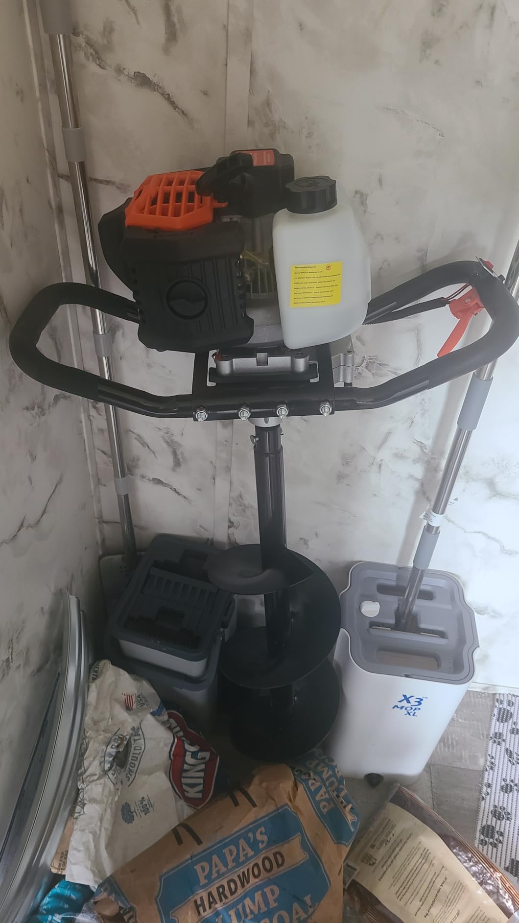 VEVOR Post Hole Digger, 43cc 1250W Auger Earth Digger, Gas-Powered | 8