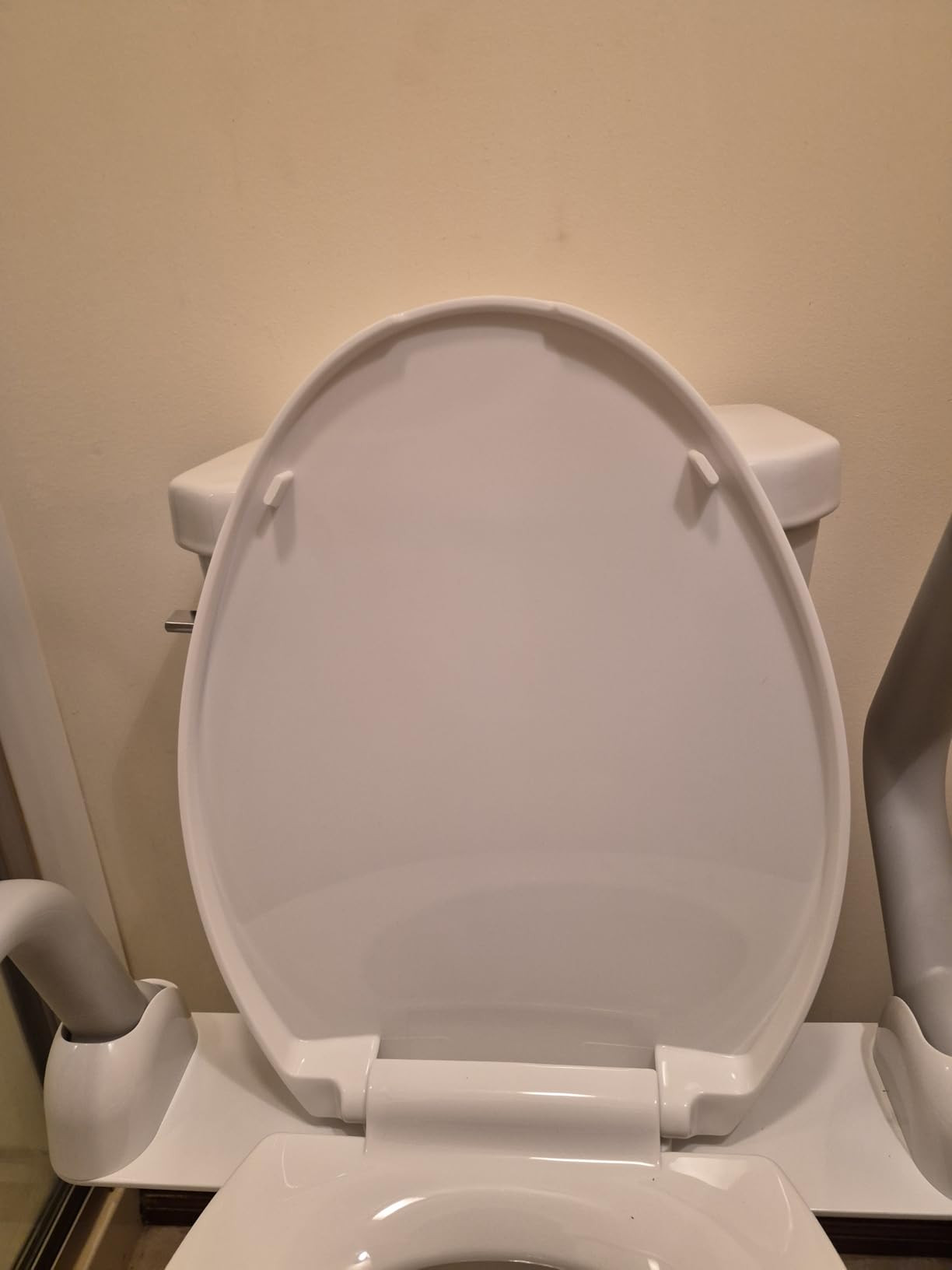 Simple Project 21 Inch High Extra Tall Toilet for Seniors & Tall Person, Elongated Comfort Seat, 1.28 GPF Powerful Single Flush High Tall Toilets, 12 Inch Rough In Bathrooms Comfort Height Toilet customer photo 1