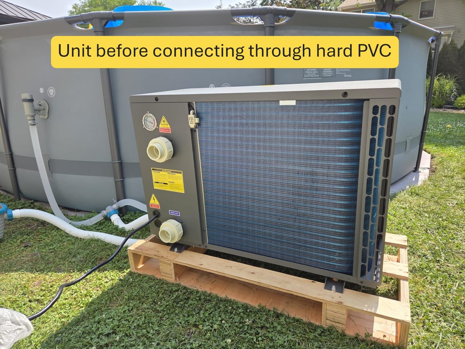 TURBRO 33,000 BTU Inverter Swimming Pool Heat Pump, Up to 10,000 Gallons customer photo 2