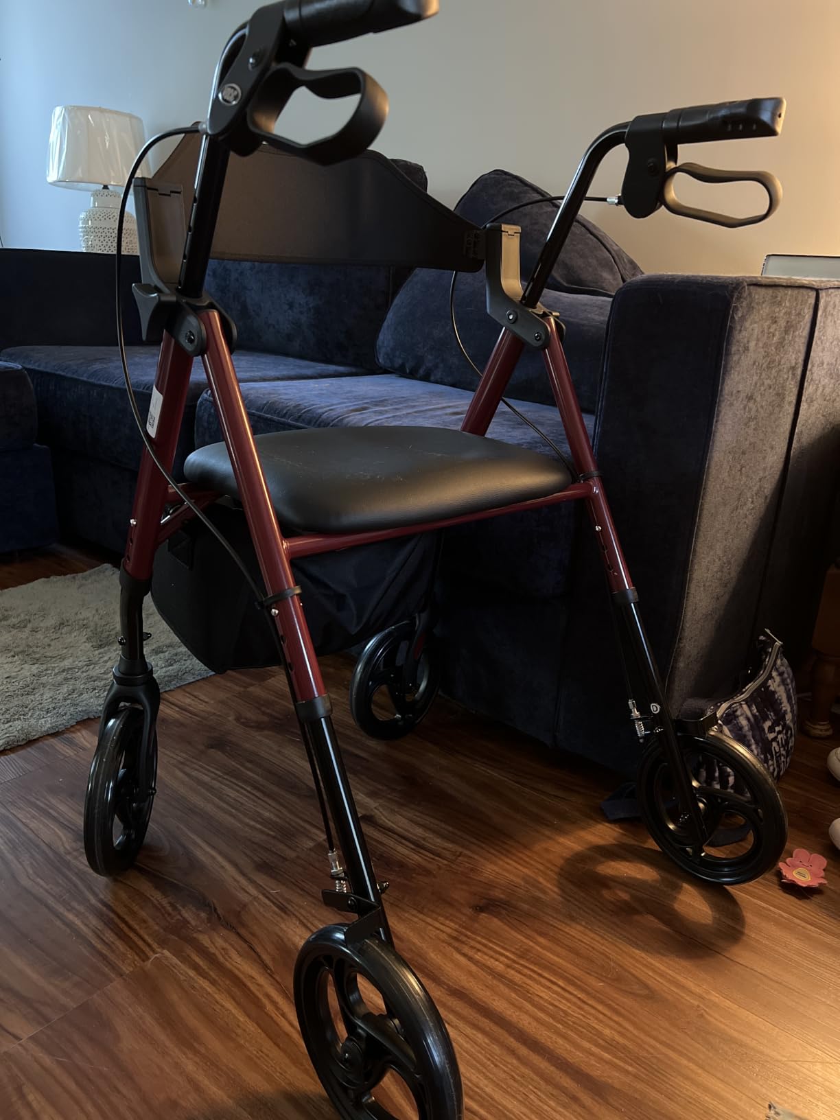 VOCIC Z21 Rollator Walker for Seniors with Seat, 8