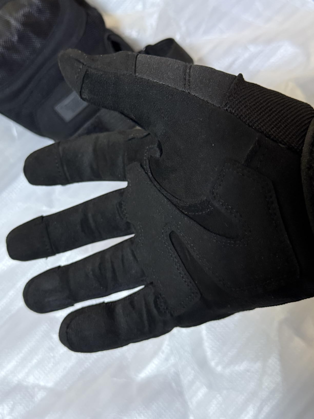 KEMIMOTO Tactical Gloves for Men, Touchscreen Motorcycle Gloves with Hard Shell & Palm Padding customer photo 1