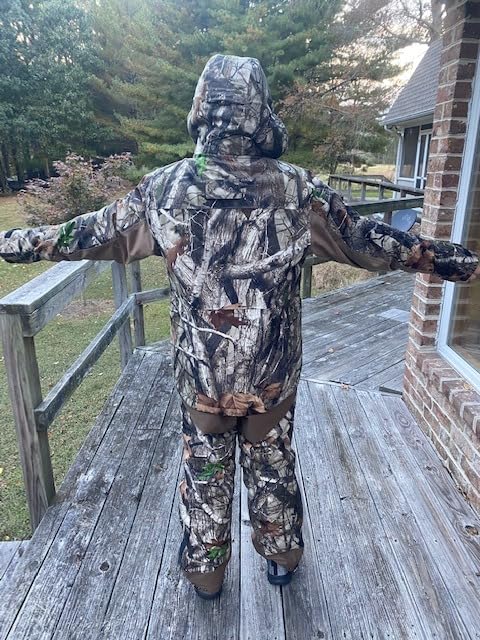 TIDEWE Hunting Clothes for Men with Face Mask, Silent Hunting Suit customer photo 1