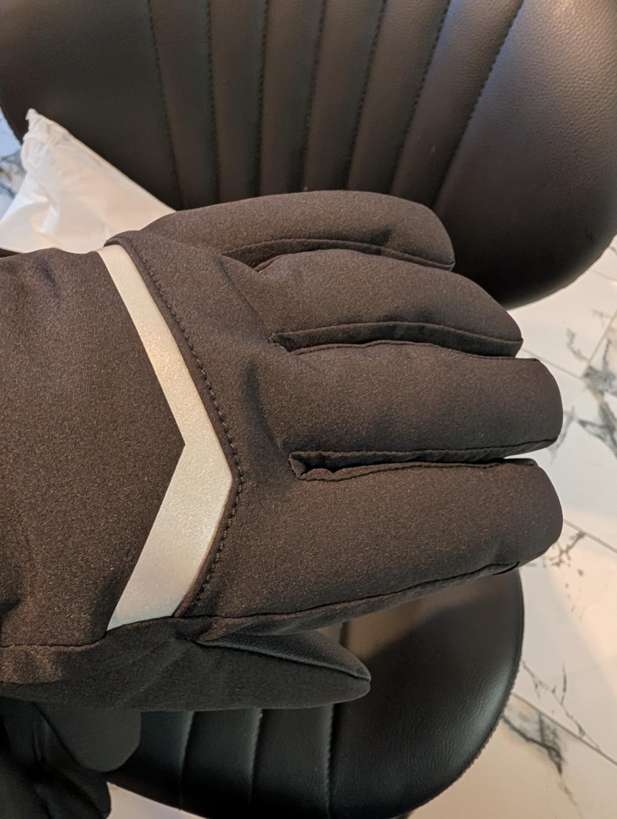 Heated Gloves for Men Women, Upgraded Electric Rechargeable Hand Warmer Ski Gloves with Touchscreen, Waterproof Winter Thermal Gloves for Outdoor Skiing Snowboarding Hunting Hiking customer photo 2